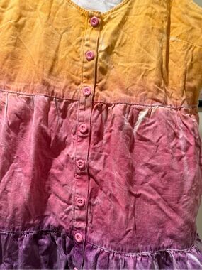 Women’s Mokuyobi Sundrop / Ombré Hand-Painted Multicolored Tank Dress, size L